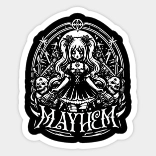 Mayhem // Horror Fan Art Sticker